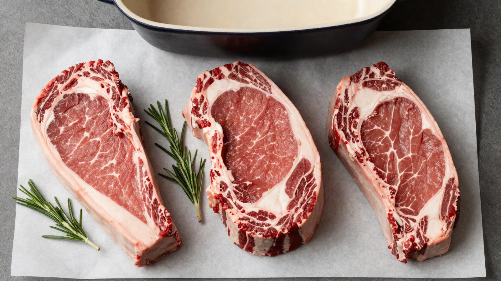 Morceaux de bœuf à mijoter préparés pour un bourguignon